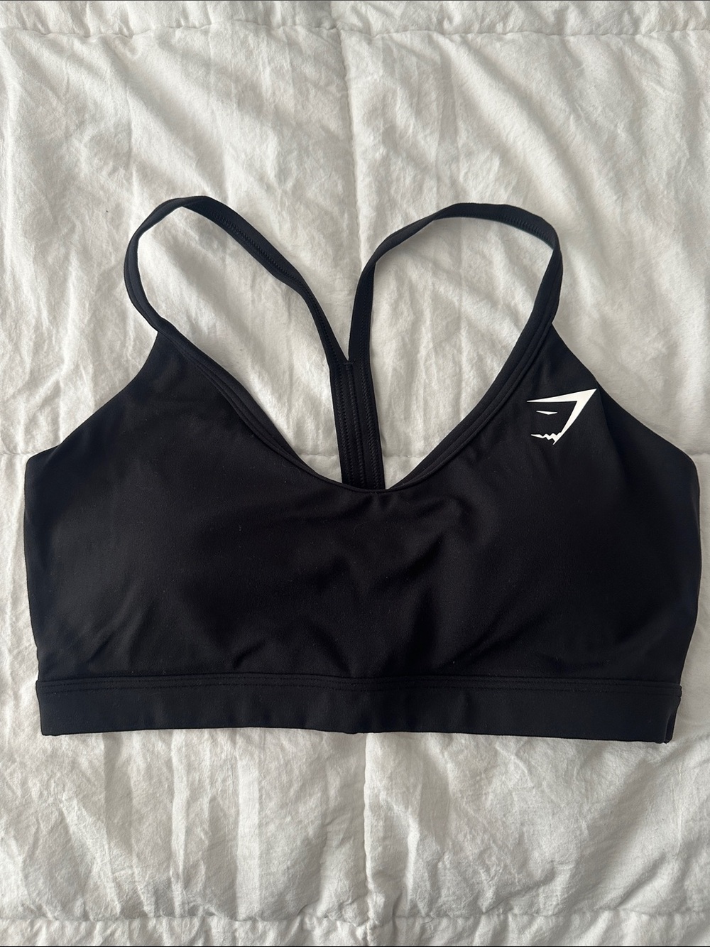Gymshark Black Y Back Sports Bra